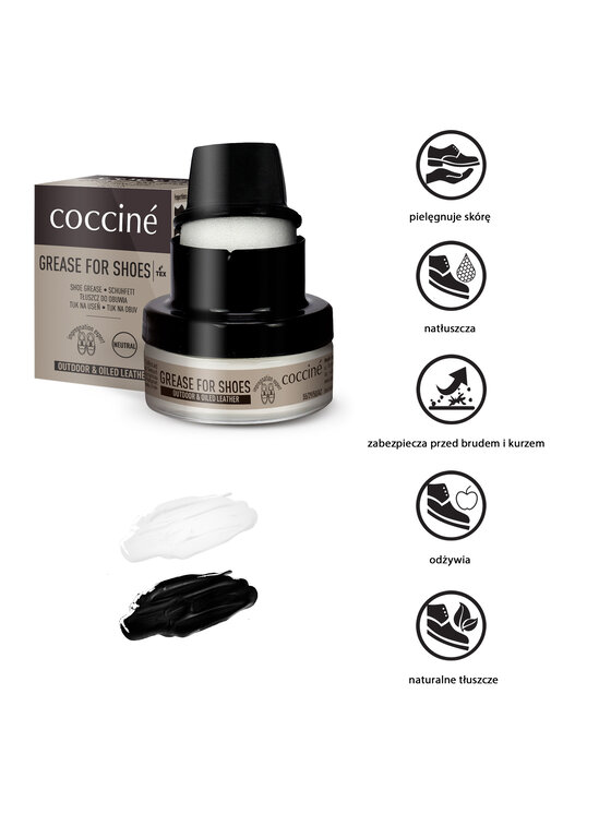 Coccine Віск для взуття Coccine Grease For Shoes 55/29/50/02/Z/v4 Чорний
