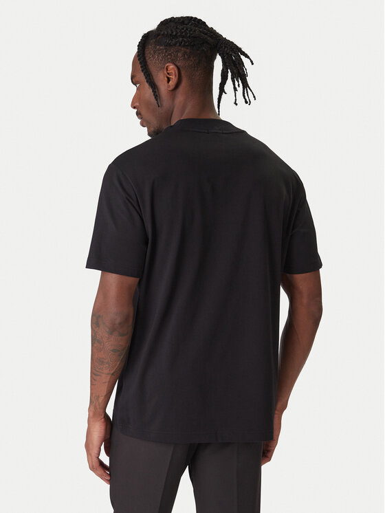 BOSS BOSS Camiseta Tee Collar 50555527 Negro Regular Fit