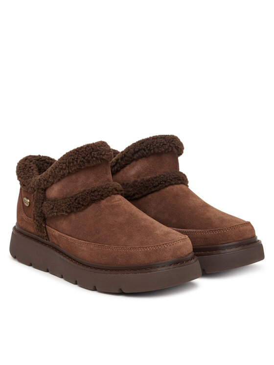 Skechers Śniegowce Skechers Bobs Keepsakes Lite - Winter Snug 114895 Brązowy ciemny