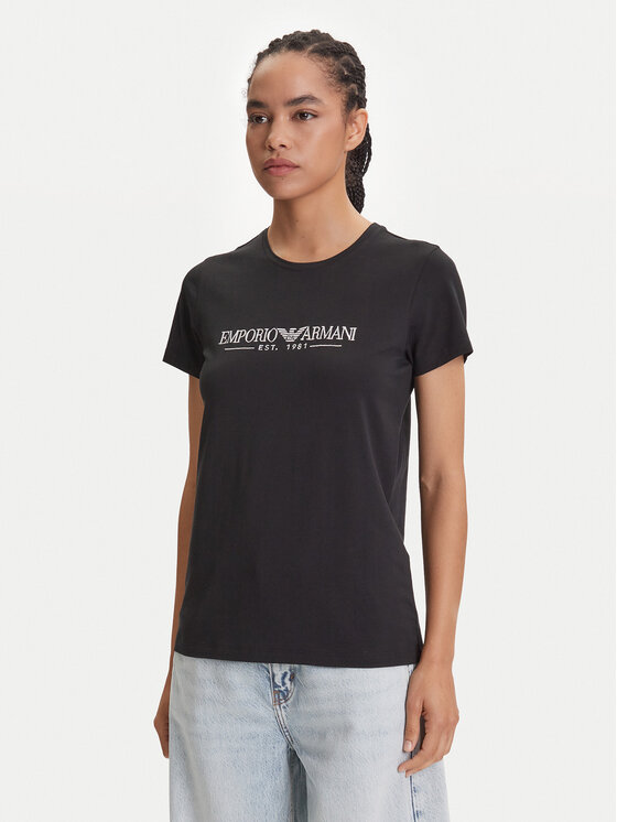 Emporio Armani Underwear Emporio Armani Underwear T-shirt EW000408 AF10881 UC001 Crna Regular Fit