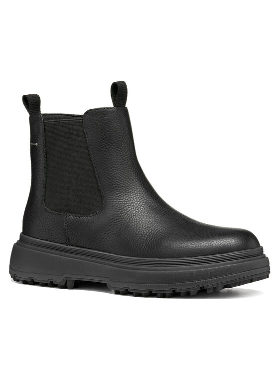 Geox Jātnieku stila puszābaki Geox D Lamidie + Grip Abx D46XMD 46 C9999 Melns