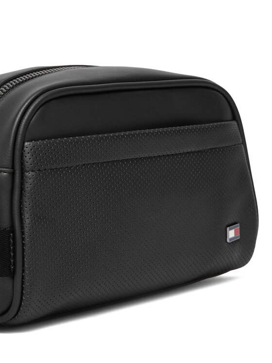 Tommy Hilfiger Несесер Tommy Hilfiger Th Foundation Washbag AM0AM14764 Черен