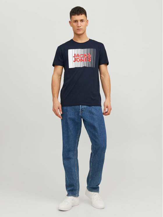 Jack & Jones Jack & Jones Camiseta Corp 12233999 Azul marino Standard Fit