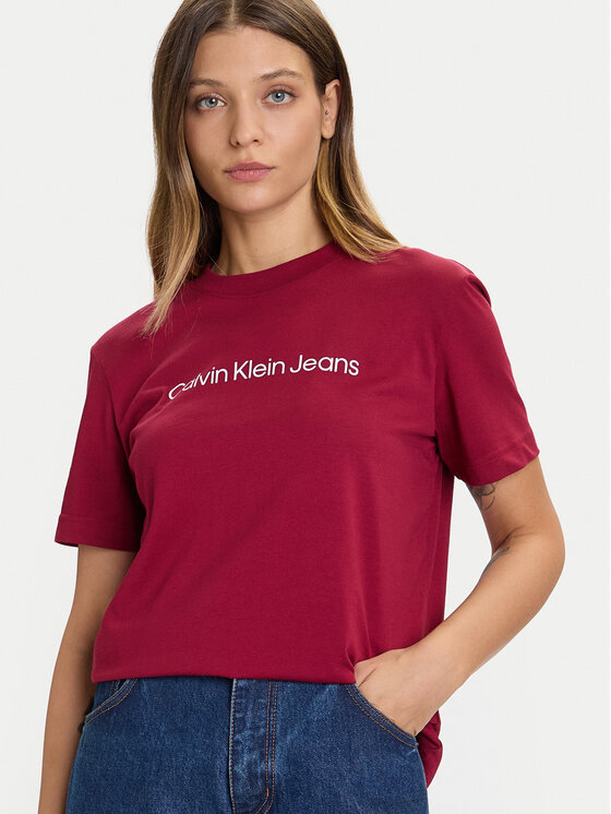 Calvin Klein Jeans Calvin Klein Jeans Camiseta LV047C912G Rojo Regular Fit