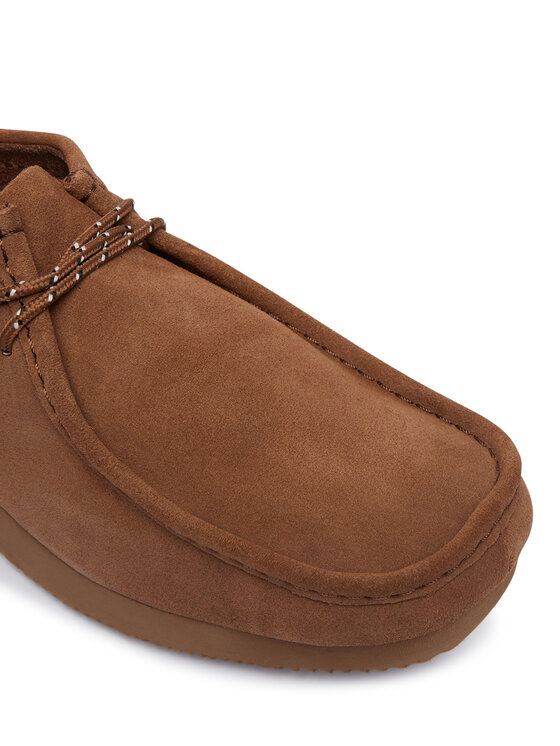 Clarks Туфлі Clarks Wallabee Lite 26327580 Коричневий