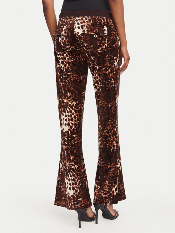 Juicy Couture Juicy Couture Спортивні штани Caisa JCWBJ226339 Коричневий Flare Fit