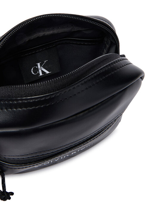 Calvin Klein Τσαντάκι Calvin Klein Bold Logo Webbing Square Crossbo LV04D3445G Μαύρο