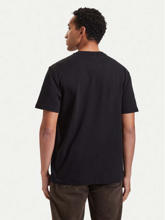 Calvin Klein Calvin Klein Camiseta Interlock LV04LH804G Negro Regular Fit