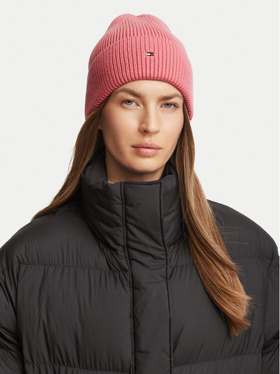 Tommy Hilfiger Σκούφος Tommy Hilfiger Flag AW0AW19102 Ροζ
