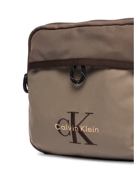 Calvin Klein Saszetka Calvin Klein Bold Clrblk Square Crossobdy LV04D3519G Brązowy