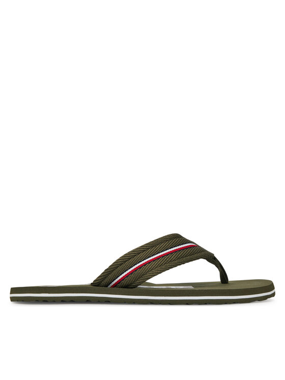 Tommy Hilfiger Čības uz pirksta Tommy Hilfiger Corporate Hilfiger Beach FM0FM05436 Sarkans