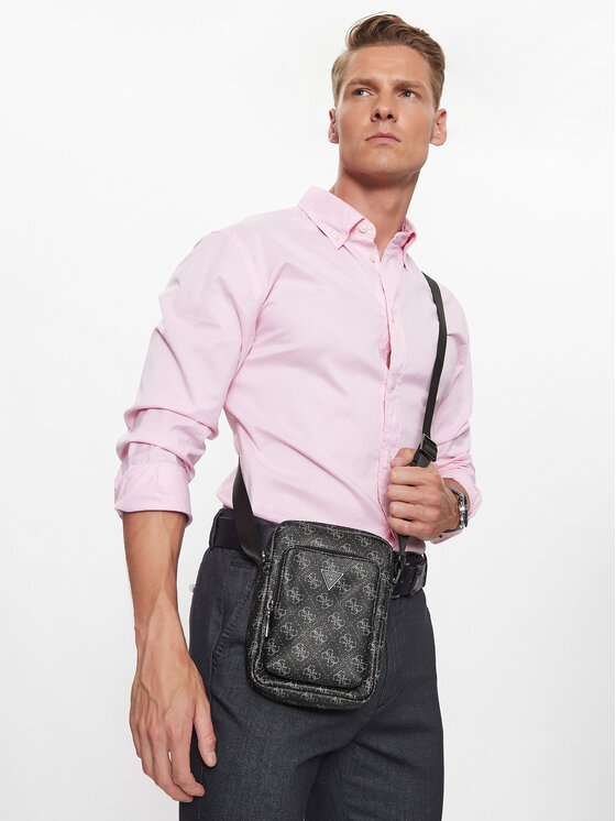 Guess Saszetka Guess Vezzola Smart HMEVZL P3163 Czarny