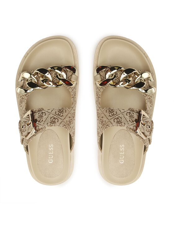 Guess Шльопанці Guess Fatema2 FL6FT2 FAL03 Коричневий
