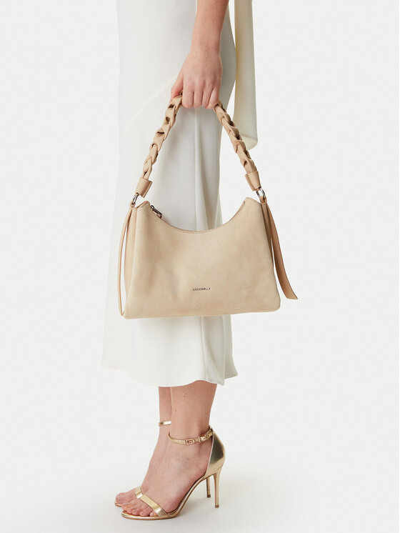 Coccinelle Bolso Coccinelle P6P Boheme Suede Bimaterial E1 P6P 13 03 01 Beis