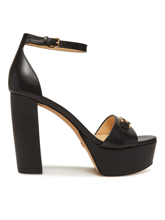 Guess Sandały Guess FLJSET LEA03 Czarny
