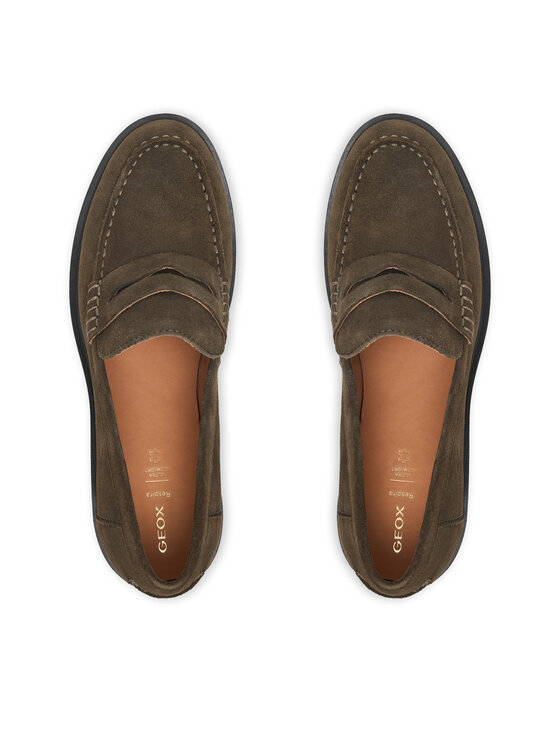 Geox Loafers Geox D Spherica Ec1 B D65DKB 22 C3009 Verde închis