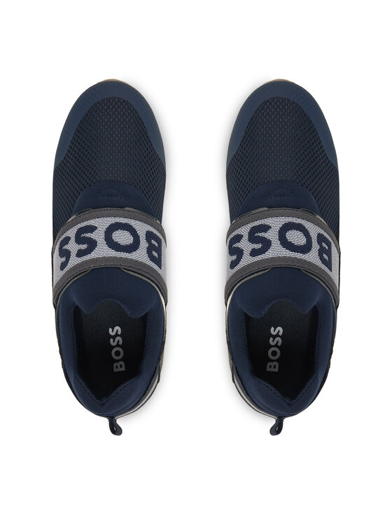 BOSS Sneakersy BOSS J52556 M Tmavomodrá