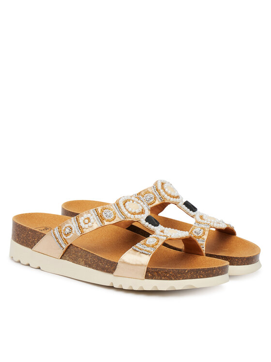 Scholl Шльопанці Scholl New Bogota MF26607 Золотий