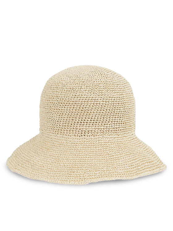 Calvin Klein Pălărie Calvin Klein Wide Brim Straw Bucket Hat K60K612914 Bej