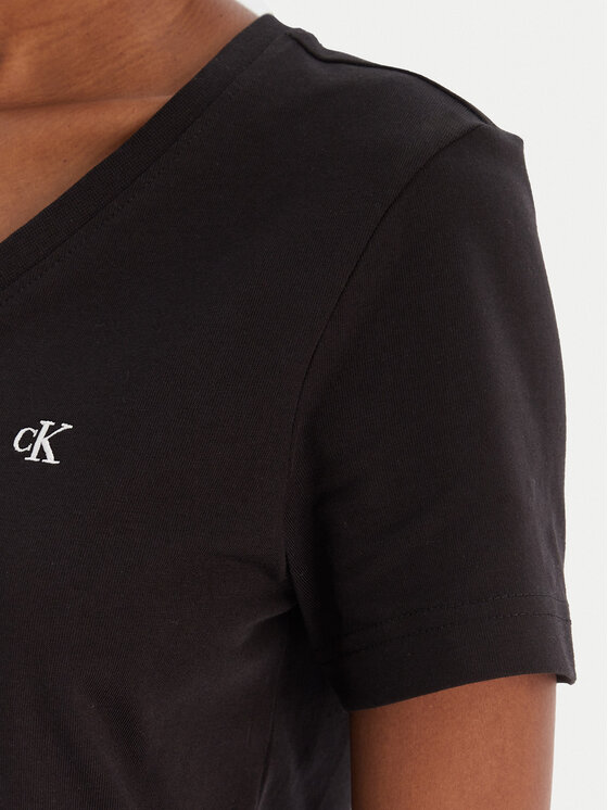 Calvin Klein Jeans Calvin Klein Jeans Camiseta Ss Monogram Vnk LV047B205G Negro Regular Fit