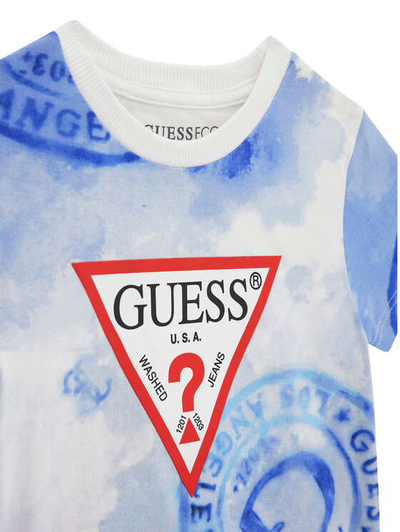 Guess Guess Футболка N6GI02 K8HM4 Голубий Regular Fit