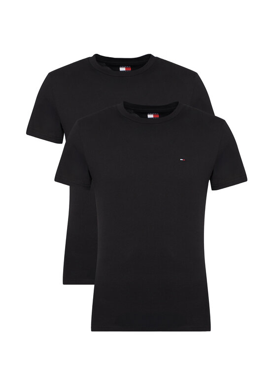 Tommy Jeans Tommy Jeans Conjunto de camisetas DM0DM20687 Negro Slim Fit