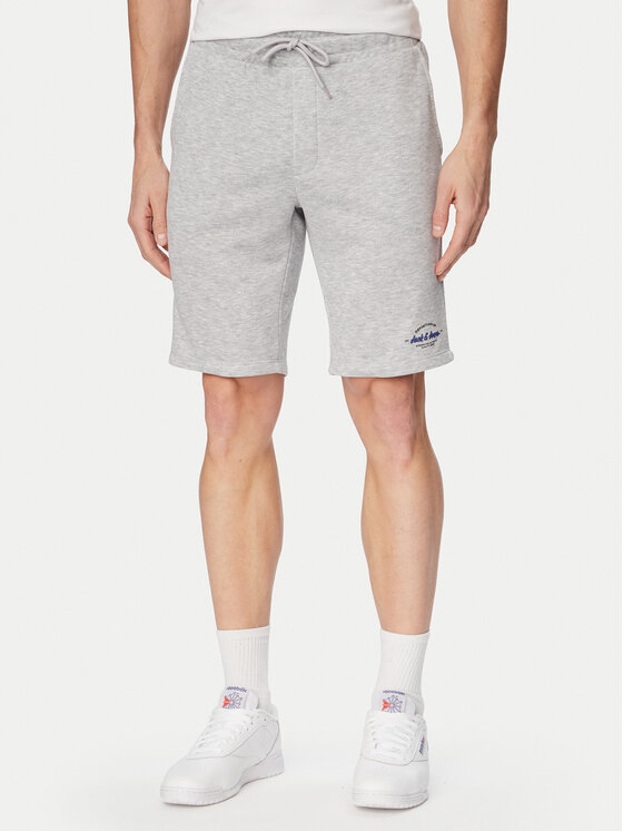 Jack & Jones Jack & Jones Marškinėlių ir šortų komplektas Brandon 12298184 Balta Regular Fit