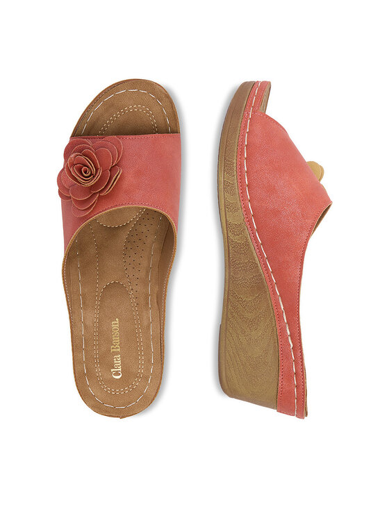 Clara Barson Ciabatte Clara Barson WYL05010-29 Rosso chiaro