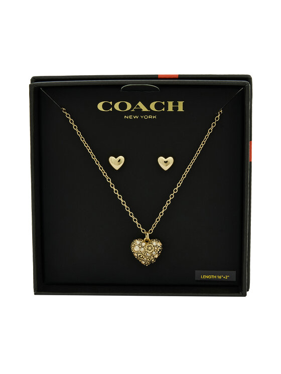 Coach Set: collar y pendientes Coach 37541359 Oro