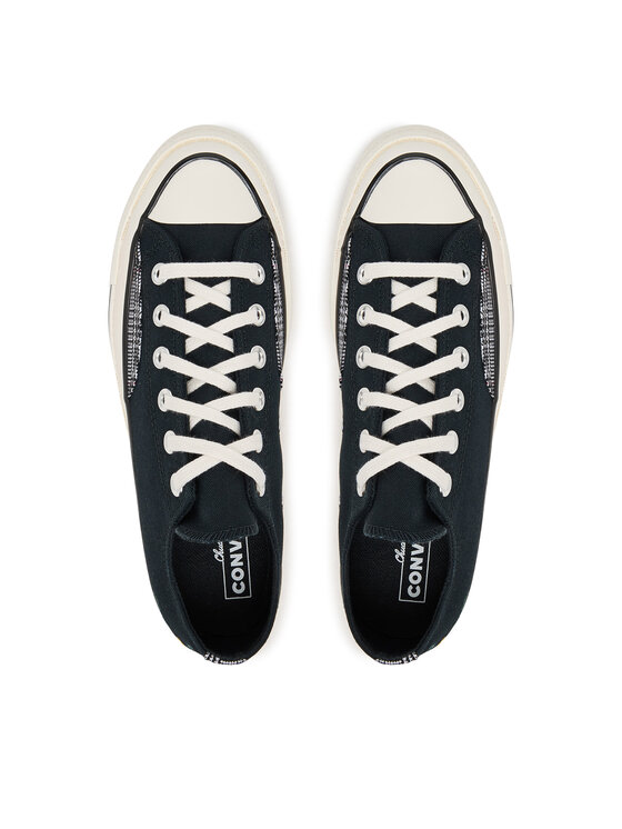 Converse Plátenky Converse Chuck 70 Varsity Vines A15549C Čierna