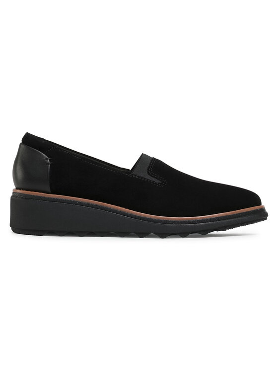 Clarks Туфлі Clarks Sharon Dolly 261558194 Чорний