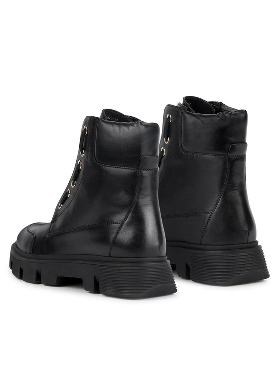 Geox Šnurovacia obuv Geox D Vilde D36UAB 00085 C9999 Čierna