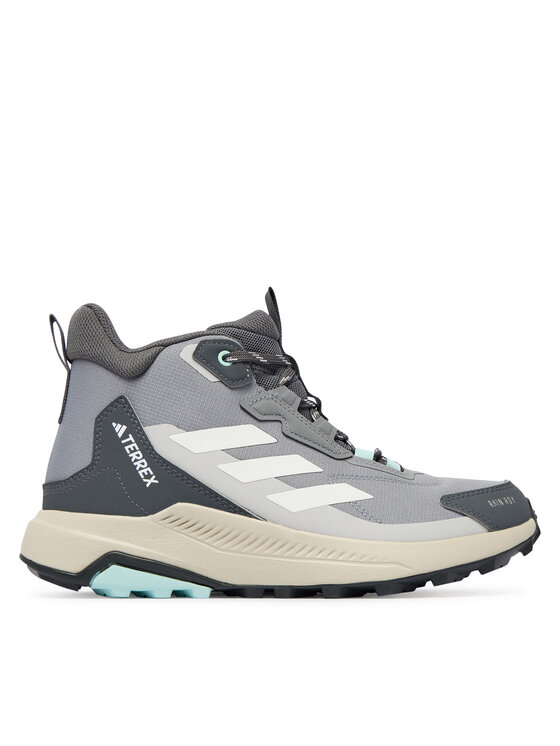 adidas Trekingová obuv adidas Terrex Anylander Mid Rain.Rdy Hiking Shoes JR6600 Šedá