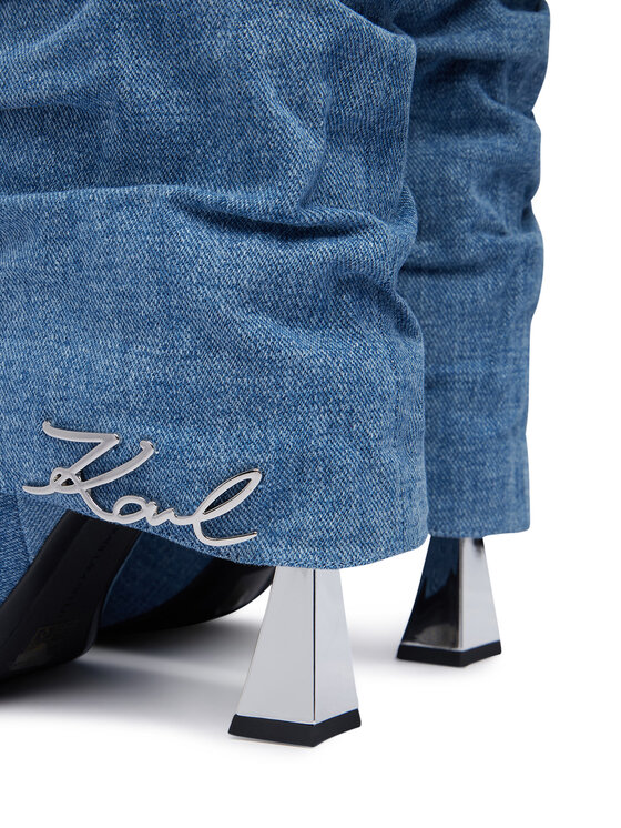 KARL LAGERFELD Cizme KARL LAGERFELD Debutante KL32086 Bleumarin