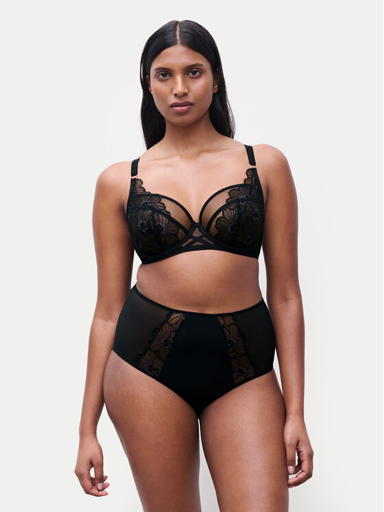 Chantelle Chantelle Braguitas clásicas de talle alto Lush C22OC5 Negro