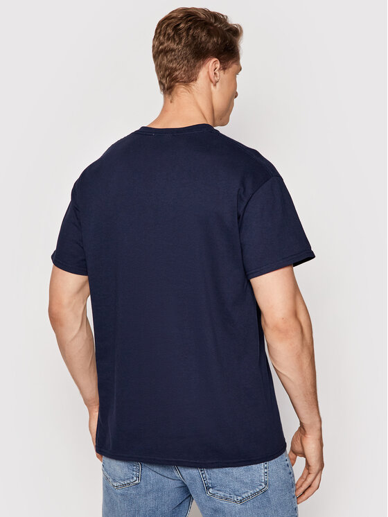 Thrasher Thrasher Majica Flame Mornarsko modra Regular Fit