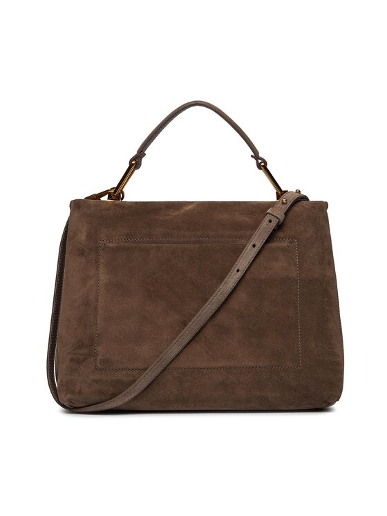 Coccinelle Ročna torba Coccinelle MD1 Liya Suede E1 MD1 18 01 01 Rjava