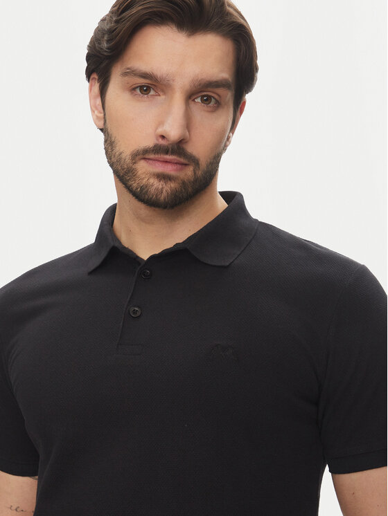 Lindbergh Lindbergh Polo majica 30-404020 Črna Relaxed Fit