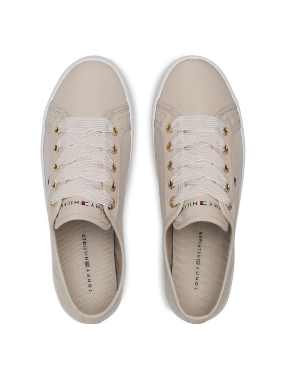 Tommy Hilfiger Гуменки Tommy Hilfiger Essential Nautical Sneaker FW0FW04848 Бежов