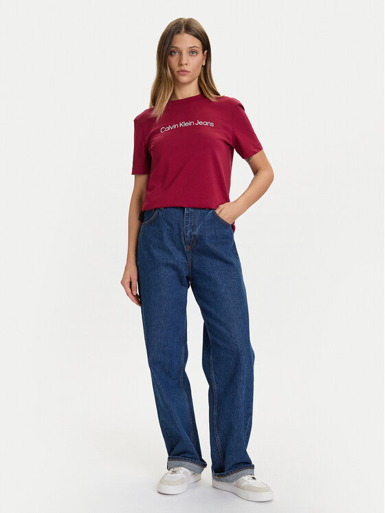 Calvin Klein Jeans Calvin Klein Jeans Camiseta LV047C912G Rojo Regular Fit