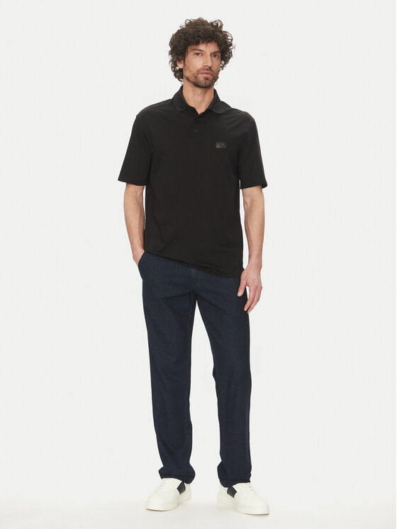 Armani Exchange Armani Exchange Поло XM000484 AF10364 UC001 Чорний Regular Fit