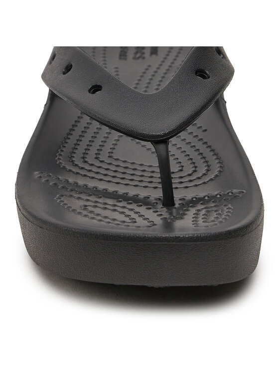 Crocs Japonki Crocs Classic Platform Flip W 207714 Czarny