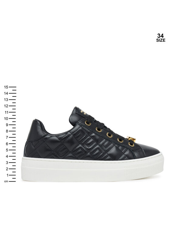 Elisabetta Franchi Снікерcи Elisabetta Franchi Low Cut Lace Up F4-A9E-0357-1251 S Чорний
