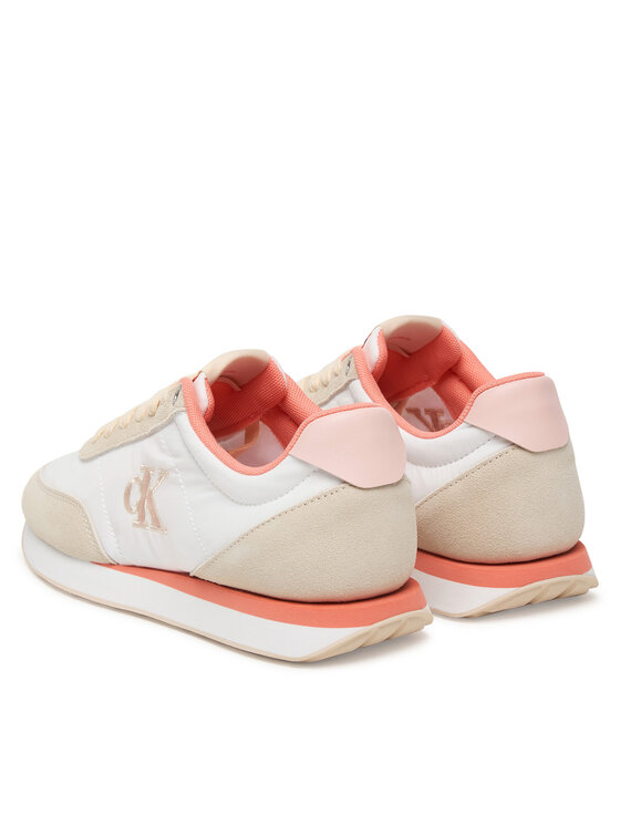 Calvin Klein Tenisice Calvin Klein Retro Runner Lace Up YW0YW01990 Bijela