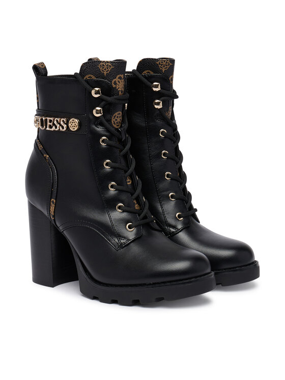 Guess Боти Guess FLFNEE ELE10 Черен
