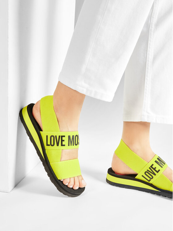 Sandale LOVE MOSCHINO JA16033G0CJU2400 Verde | Epantofi.ro