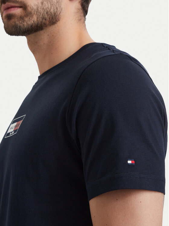 Tommy Hilfiger Tommy Hilfiger Camiseta Brand Love MW0MW44882 Azul marino Regular Fit