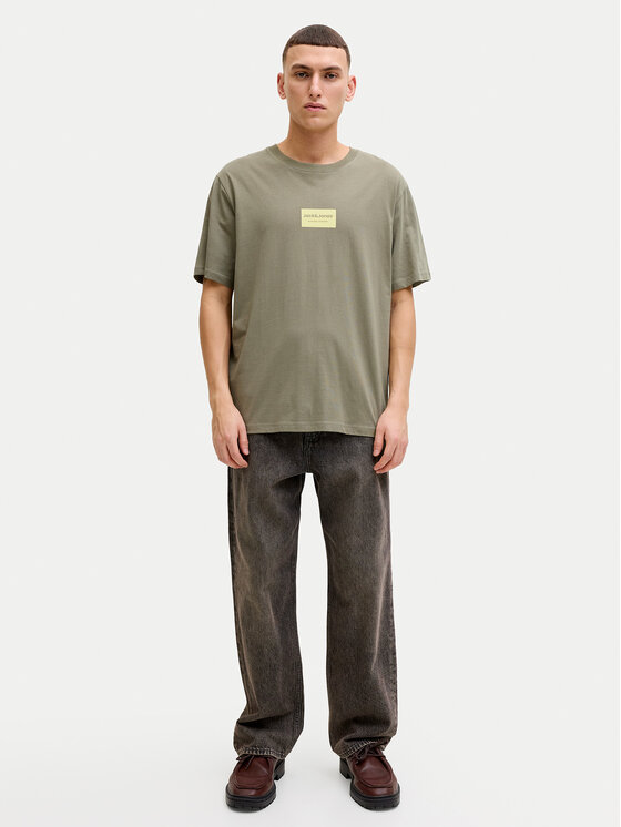 Jack & Jones Jack & Jones Póló Frank 12288092 Barna Relaxed Fit