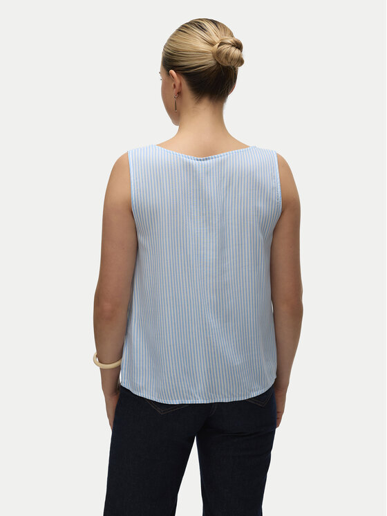 Vero Moda Vero Moda Топ Bumpy 10325830 Блакитний Standard Fit