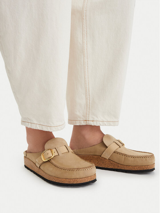 Birkenstock Klapki Birkenstock Buckley 1030443 Beżowy